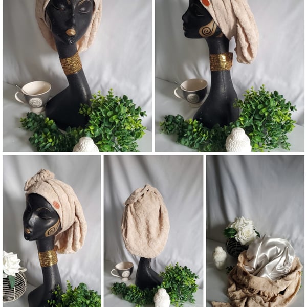 Satin lined Hair Bonnet