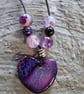 Peachblow Purple Agate Pendant  - Image 2