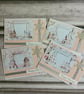Christmas Card Set Pink Parfait Gingerbread  by Carolee Crafts DTP 0023 - Image 4