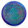 Pocket Mirror 58mm Fabric Pocket Mirror Machine Embroidery Handbag Accessory