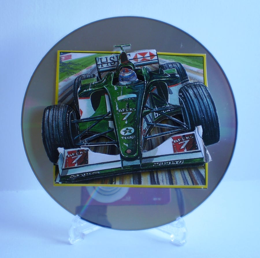 decoupage gocart cd Personalise,SALE