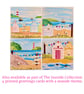 Beach Huts - printed greetings card - Image 5