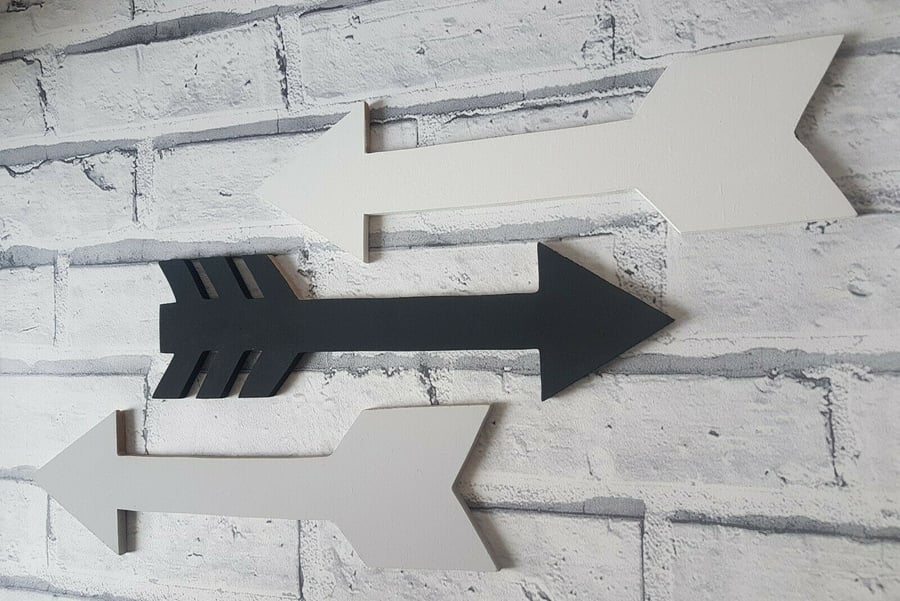 Arrows, wooden arrows, tribal arrow decor, scandi style decor, bedroom wall art,