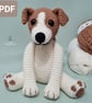 Jeremy the Jack Russell Crochet Pattern, Dog Amigurumi Pattern - Image 1