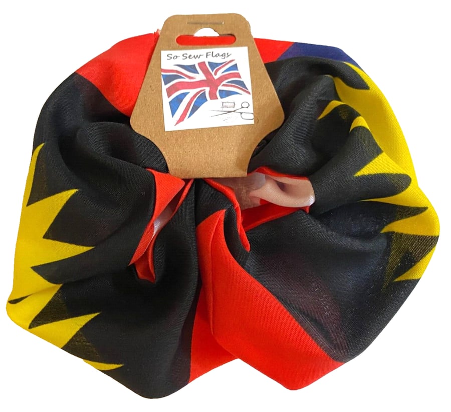 Antigua Barbuda Flag Hair Scrunchie Scrunchies Accessory Band Elastic