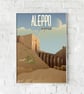 Aleppo retro poster, Syria wall print - Image 4