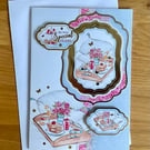 Card. Luxury card for a special friend for any occasion