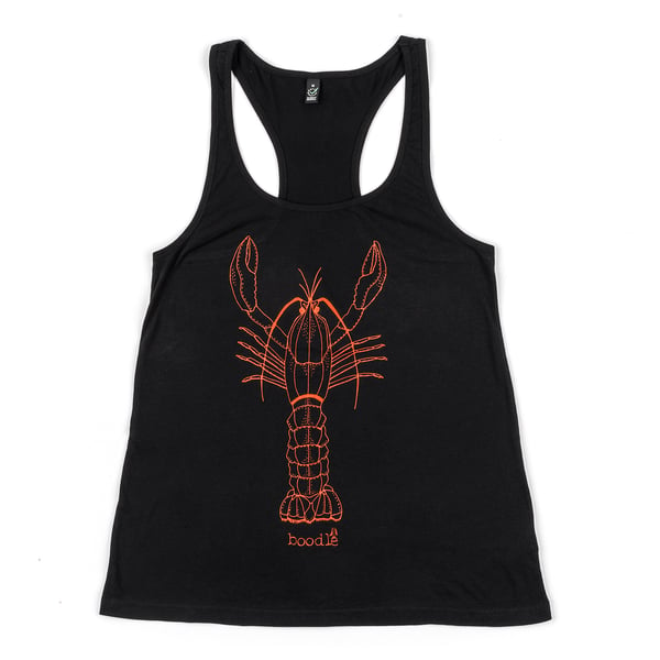 Womens Larry the Lobster  organic Vest top