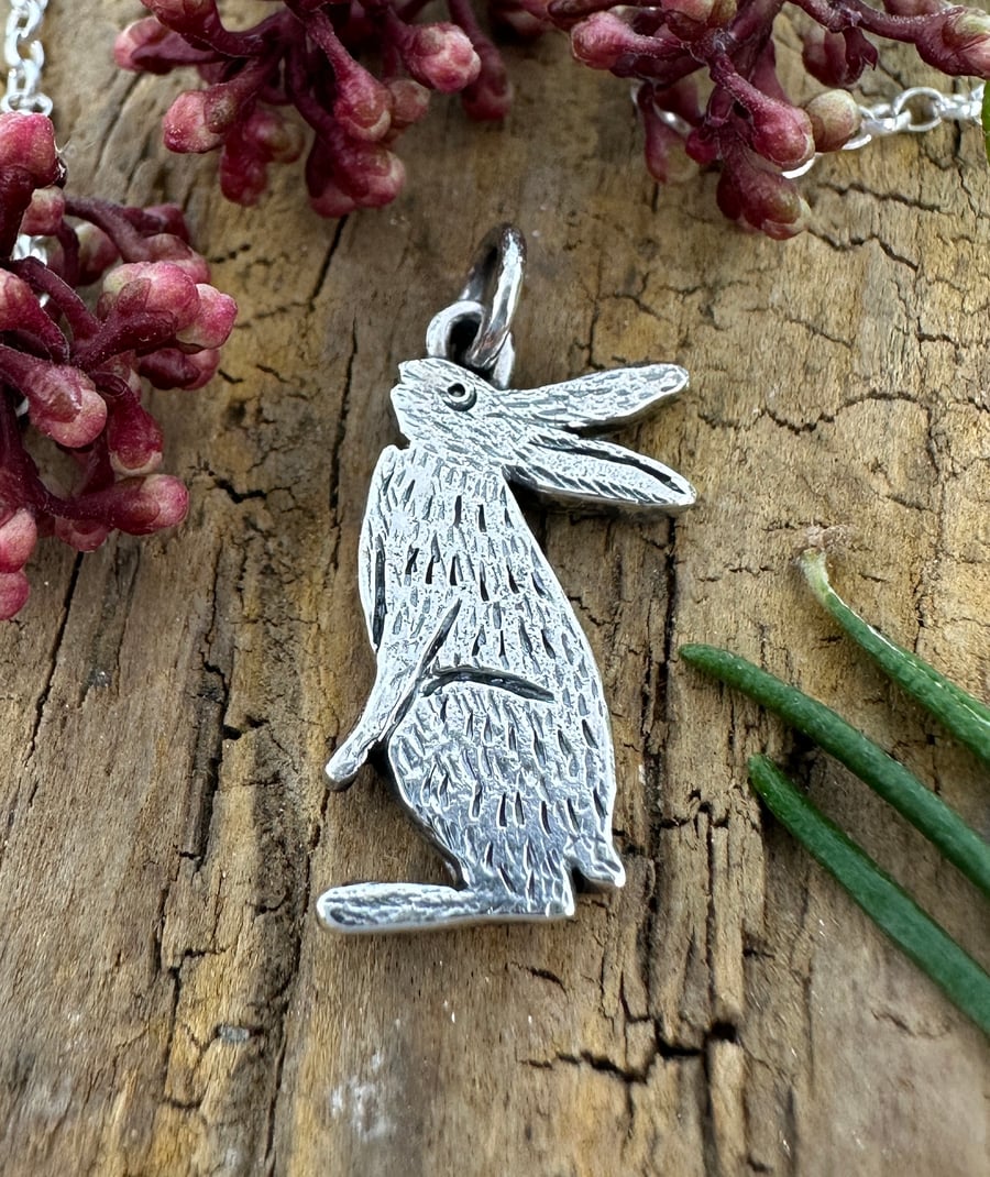 Little Medieval Hare Pendant