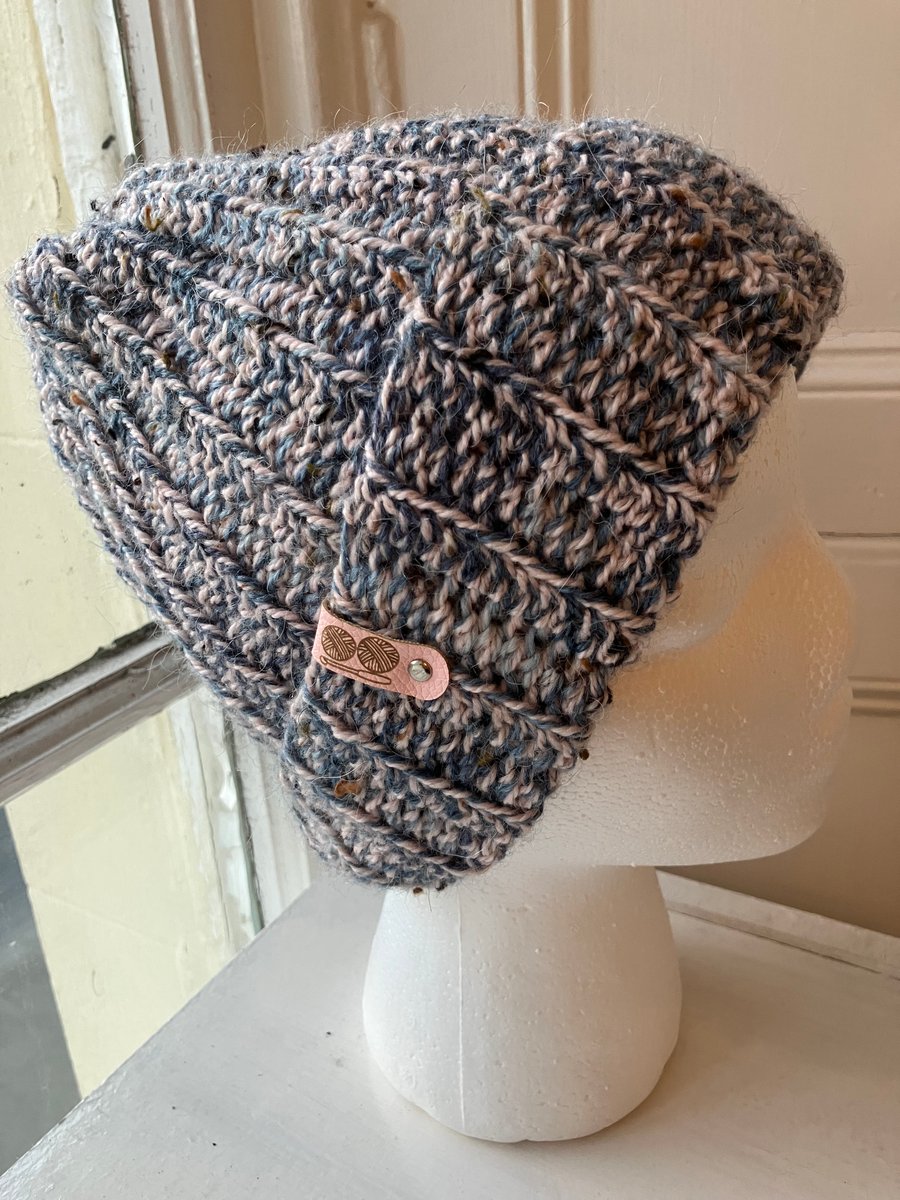 "Ocean Waves" Crochet Beanie