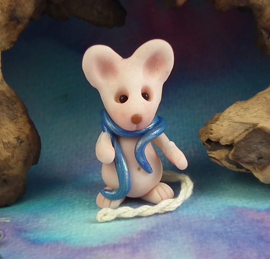 Downland Mouse 'Mattie' with silk tail OOAK Sculpt