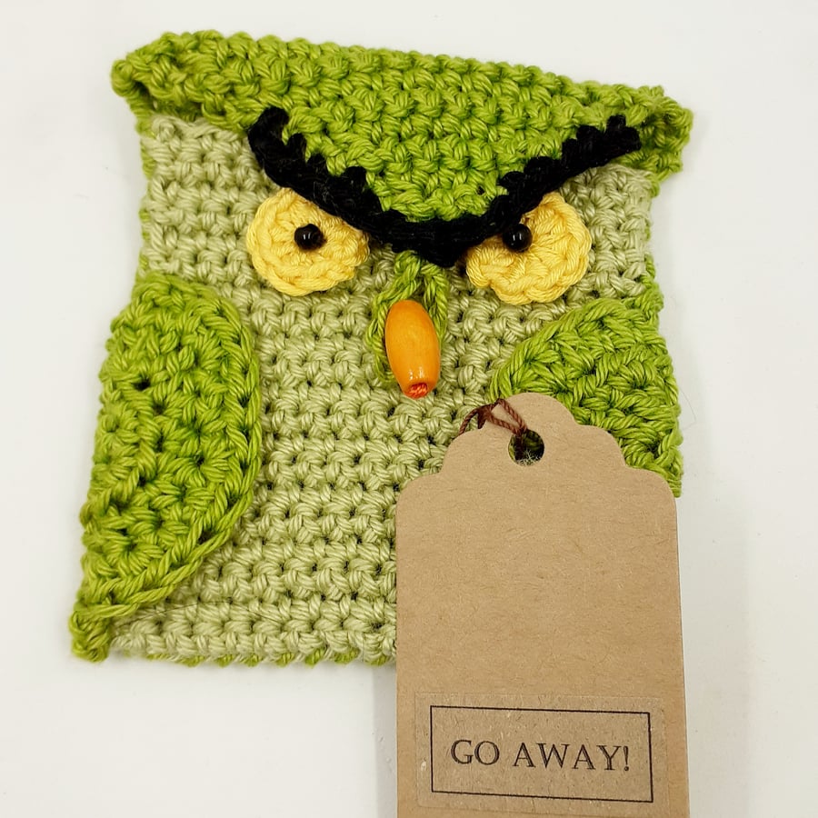 'Irritable Owl Syndrome' Crochet  Wallet 