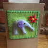 Elephant greetings card