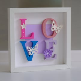 Love Deep Frame Keepsake