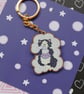Potions Cat Keyring: 2" Wooden Bag Charm