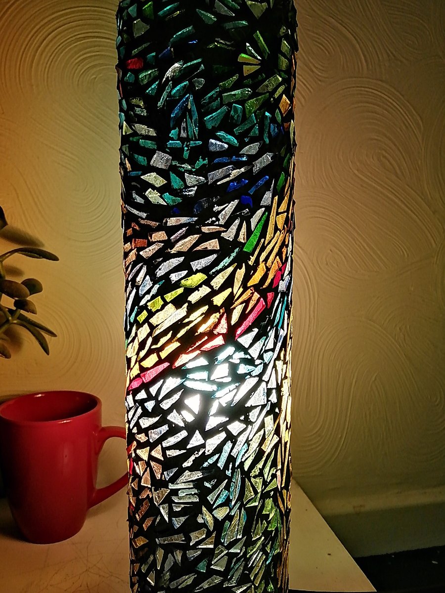 Stained Glass Dancer Lamp