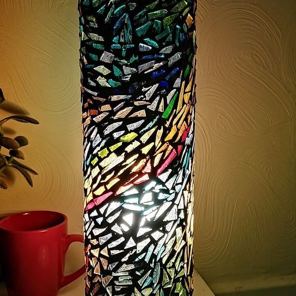 Stained Glass Dancer Lamp