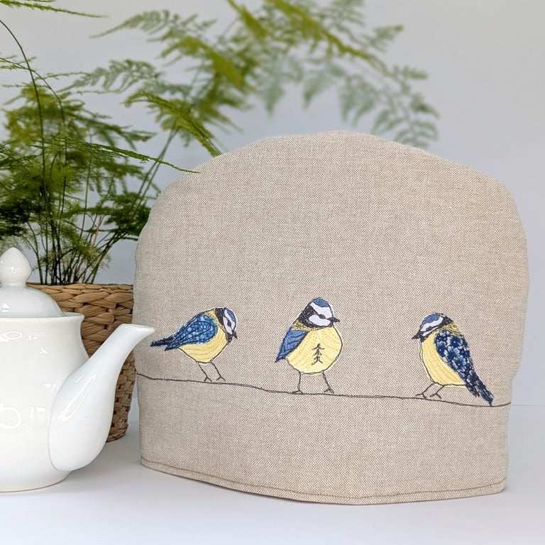 Tea Cosy Blue Tits  