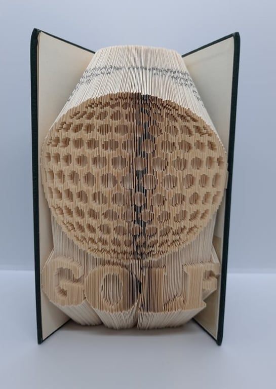 GOLF Ball COMBI Book Folding Pattern - EMAILED PDF PATTERN