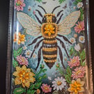 Diamond Art Note Book Bee A5 