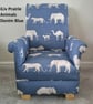 iLiv Prairie Animals Denim Blue Fabric Children's Chair Kids Armchair Safari - Image 2