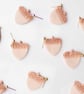 Handmade Acorn Stud Earrings: Polymer Clay Autumn Jewelry