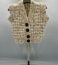 Hand knitted waistcoat 3-6m