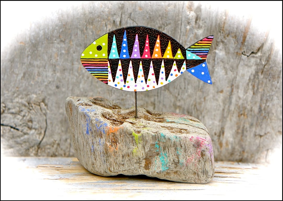 Wooden Fish Sculpture