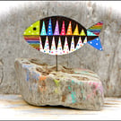Wooden Fish Sculpture
