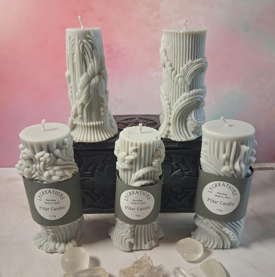 Hand poured Kerasoy Wax Timeless Candles