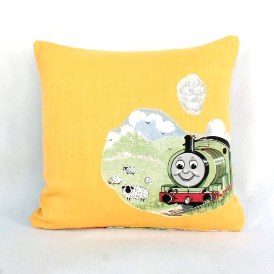 Thomas characters kid's cushion (Percy)