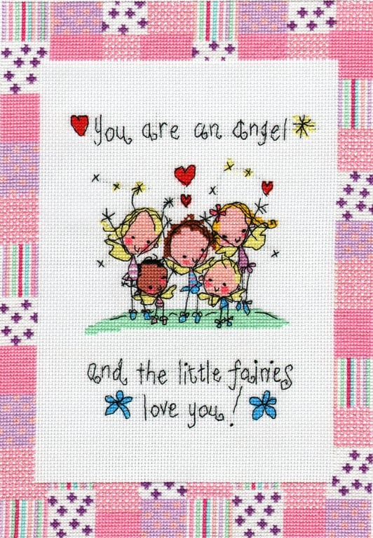 Juicy Lucy - angel cross stitch chart