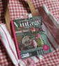 Beach bag made from Laura Ashley 'Heacham' red and cream stripy fabric - Image 5
