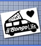 Mazda Bongo Van Life  Car Van Sticker Decal Bumper vinyl - Image 7