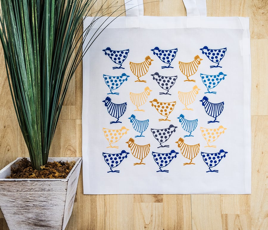 Chickens Tote Bag Gift for Animal Lover Gifts for Animal Lovers shopping bag    