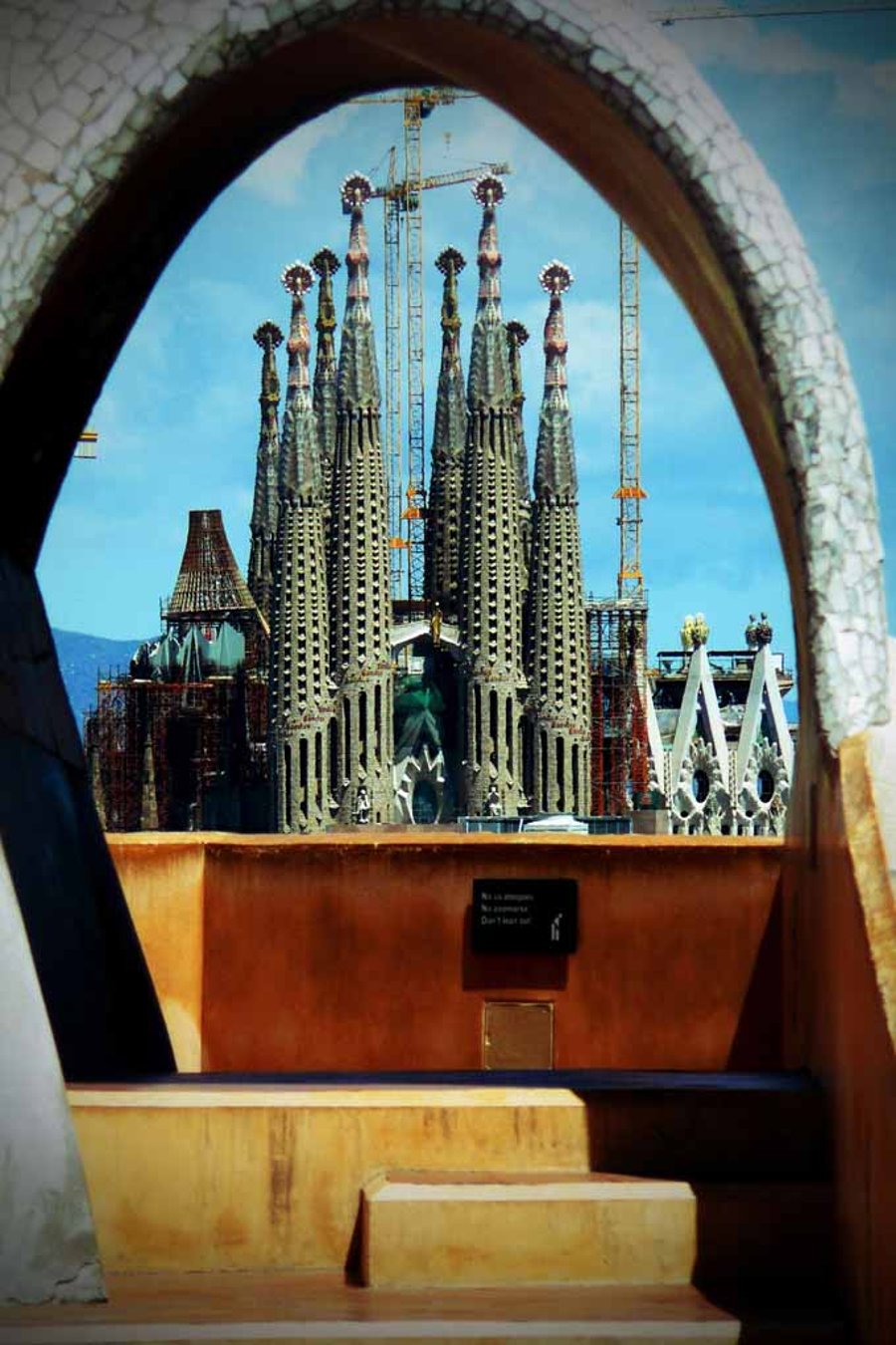 Sagrada Familia Cathedral Barcelona Catalonia Spain Photograph Print