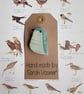 Ceramic Bird Brooch