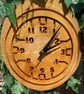 Handcrafted pine wall clock with quartz movement. - Image 2