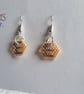 Letter E Beadwork Earrings - Image 1