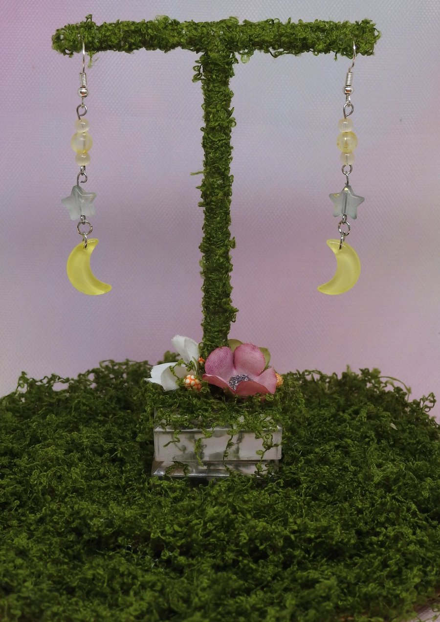 Buttercup Dreamscape Bead Earrings