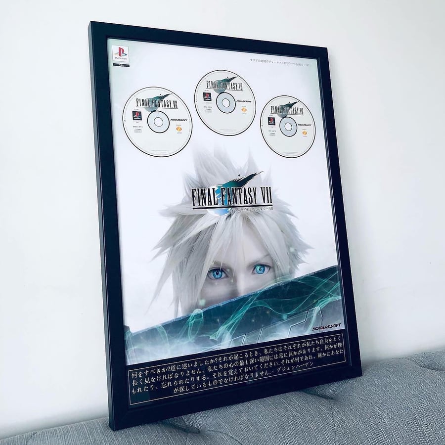 Final Fantasy Inspired Themed Frame (Original D... - Folksy