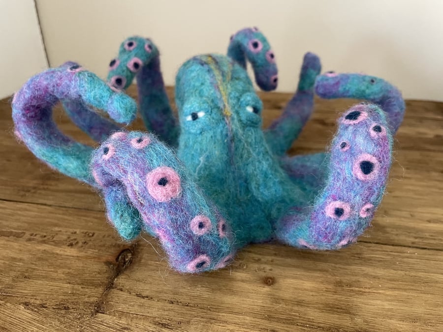 Large Needle Felt Octopus
