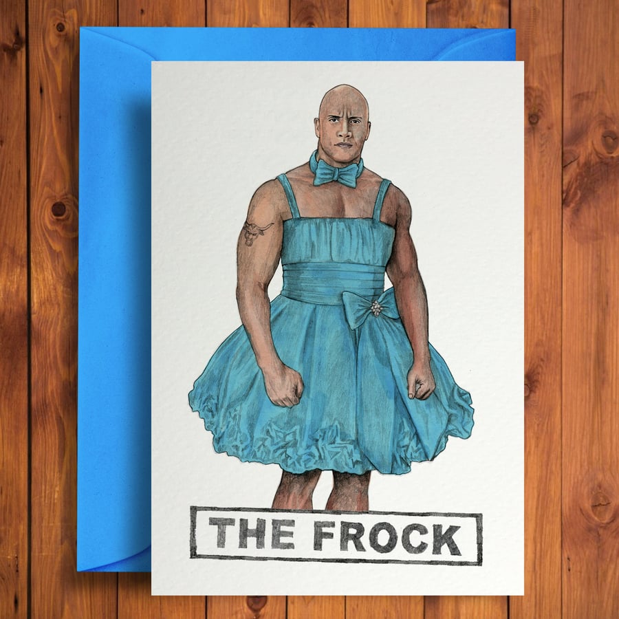 The Frock - Funny Birthday Card