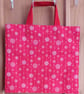 Large Christmas Snowflakes Reusable Festive Gift Bag.  - Image 1