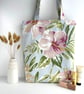 Tropical Tote Bag with Hibiscus Flowers - Image 1
