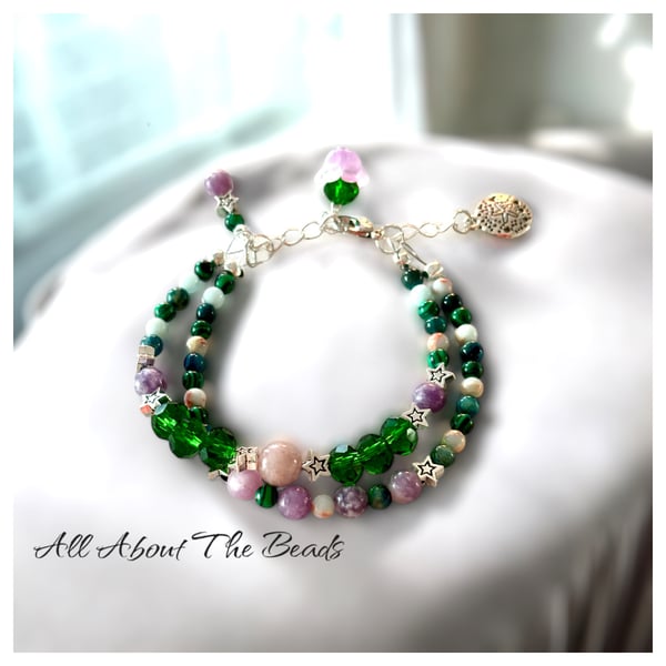 Double Strand Bead Bracelet 