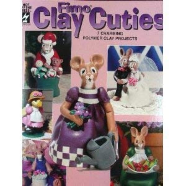 Fimo Clay cuties by Janet Farris hard back book 1995