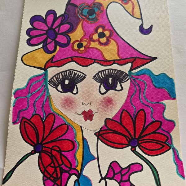 Fairy Witch Drawing 