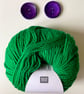 Triple braid headband kit - Knitting, crafts, handmade - Emerald Green - Image 1
