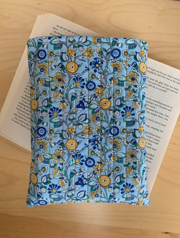 Liberty Merchants Tree Print Quilted Fabric Book Sleeve - Paperback Size